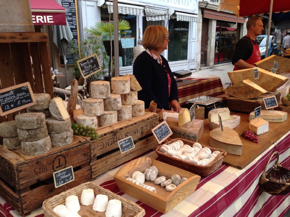  Saturday market: this was one of at least a dozen cheese stands! 
